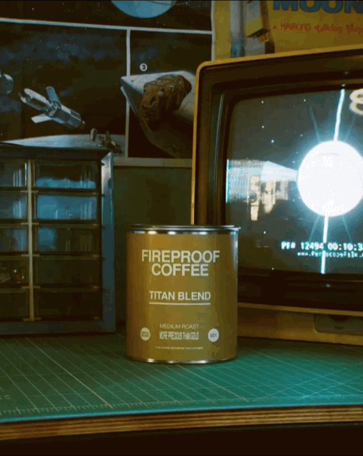 Titan Blend Whole Bean Medium Roast Coffee Can