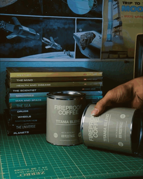 Titania Blend Whole Bean Medium Roast Coffee Can