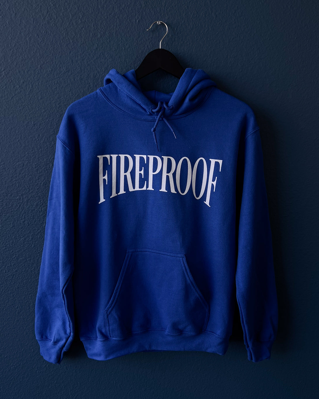 Market Fireproof Blue Hoodie