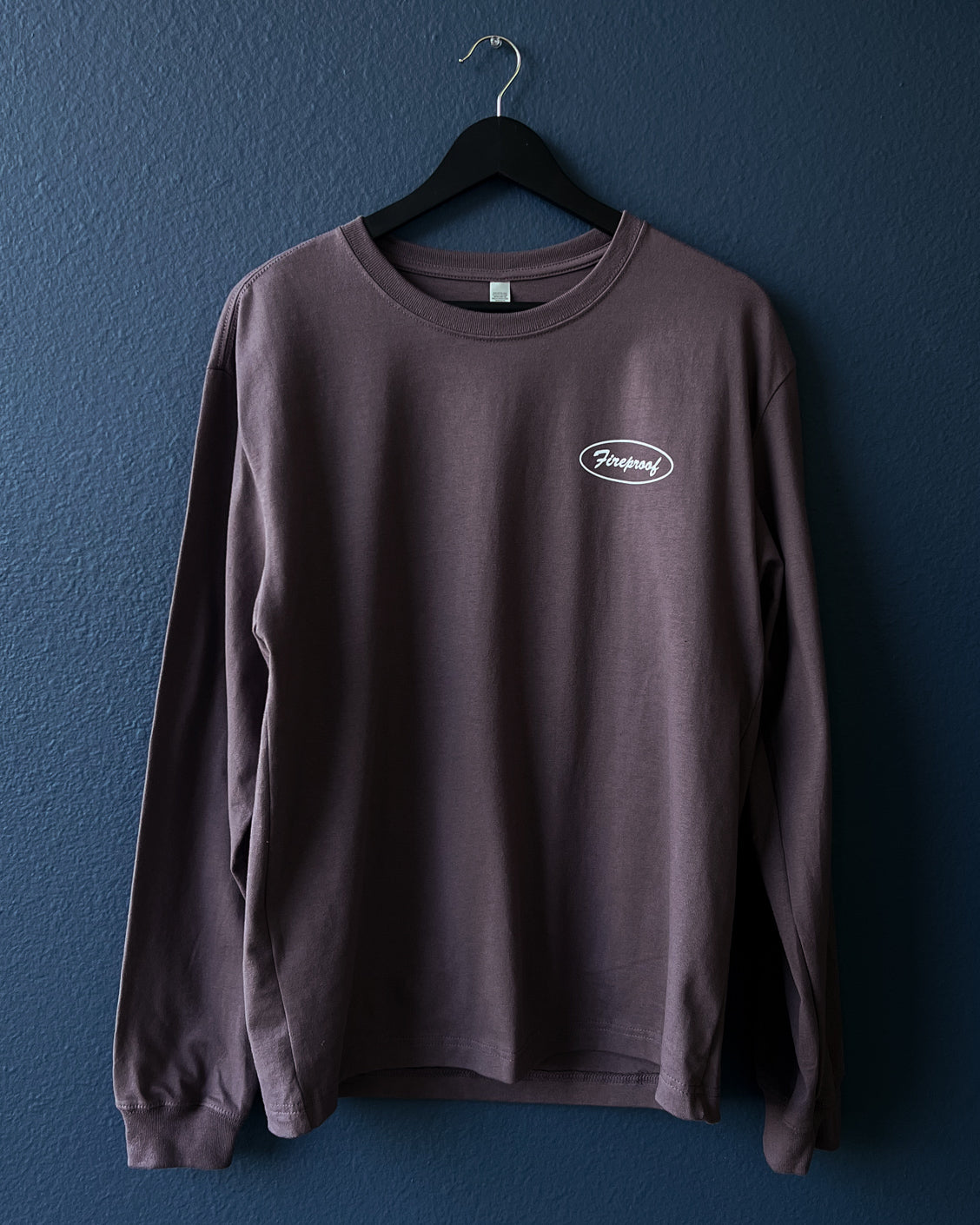 Market Falling Man Dusty Plum Long-Sleeve Shirt