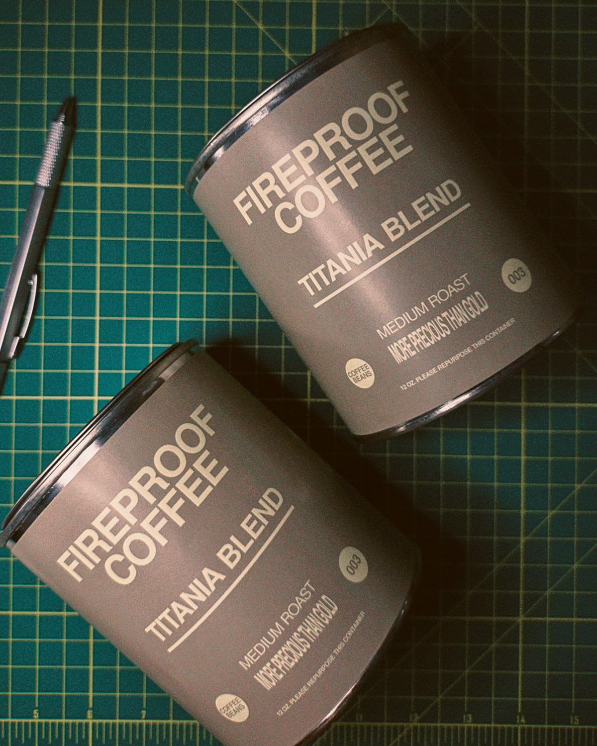 Titania Blend Whole Bean Medium Roast Coffee Can
