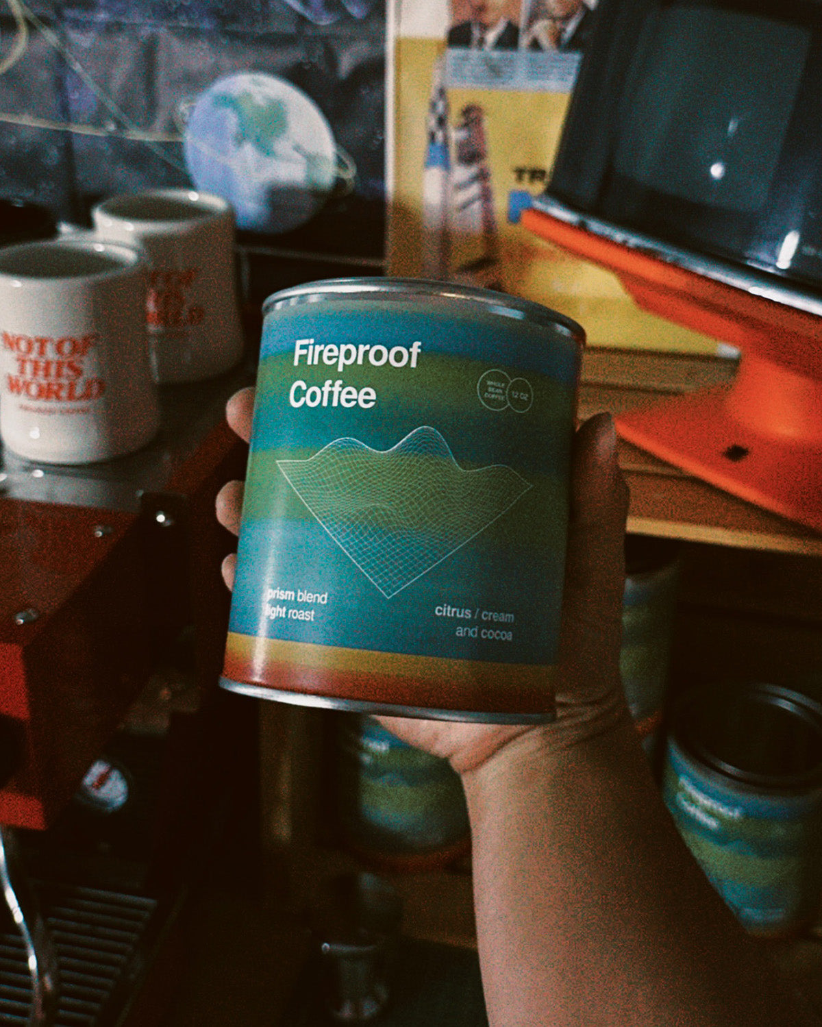 Prism Blend Whole Bean Light Roast Coffee Can