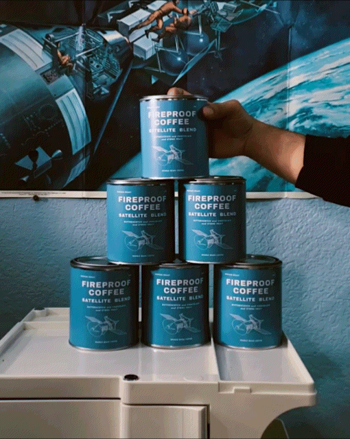 Satellite Blend Whole Bean Medium Roast Coffee Can