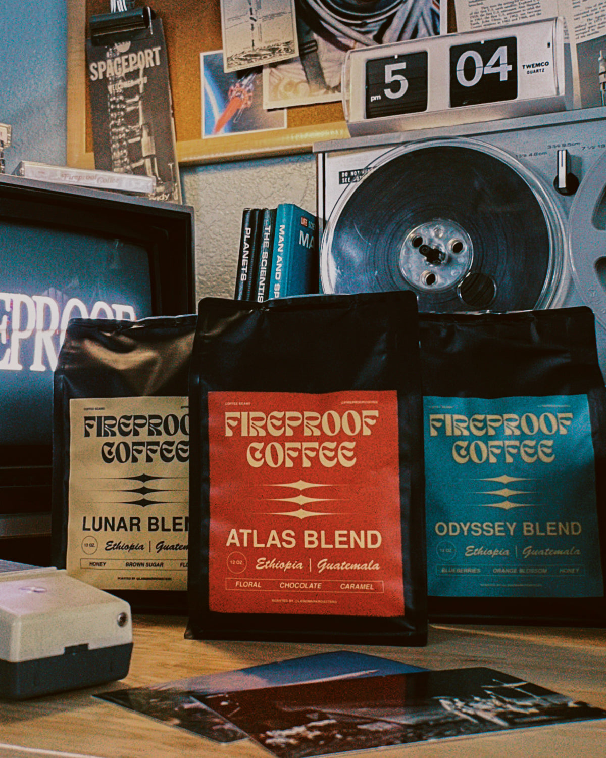 Atlas Blend Whole Bean Medium Roast Coffee Bag