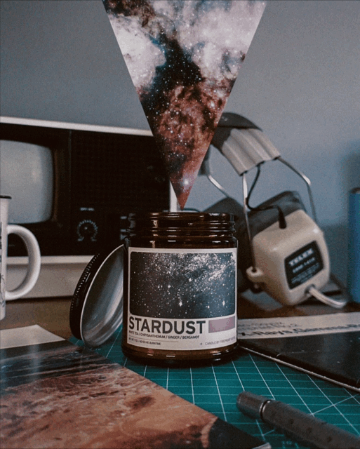 Stardust Wooden Wick Candle
