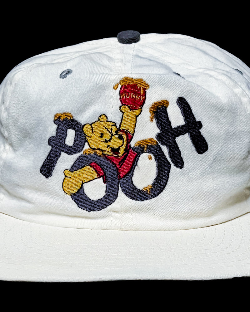 Vintage Pooh Holding A Pot of Hunny Embroidered Snapback Hat