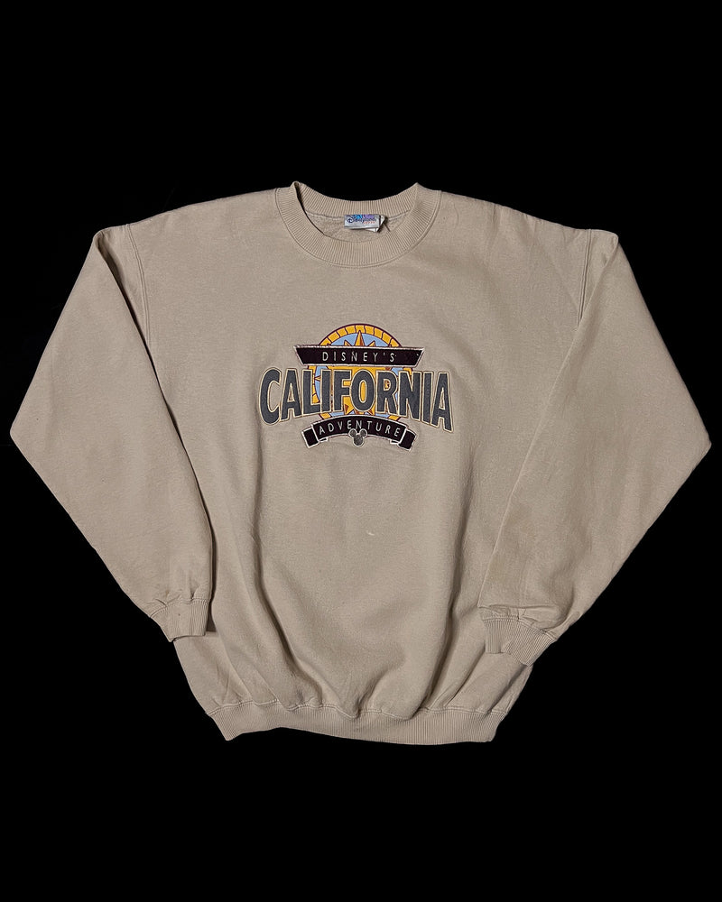 (M) Vintage Disney's California Adventure Embroidered Crewneck Sweater