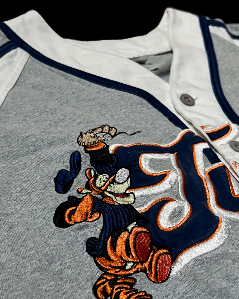 (M) Vintage Tigger Sports Embroidered Baseball Jersey