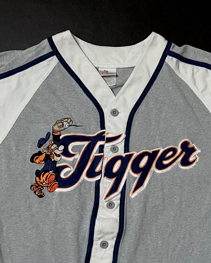 (M) Vintage Tigger Sports Embroidered Baseball Jersey