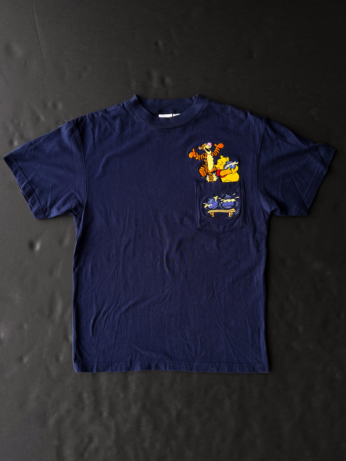 Pooh And Tigger Hunny Pots Embroidered T-Shirt