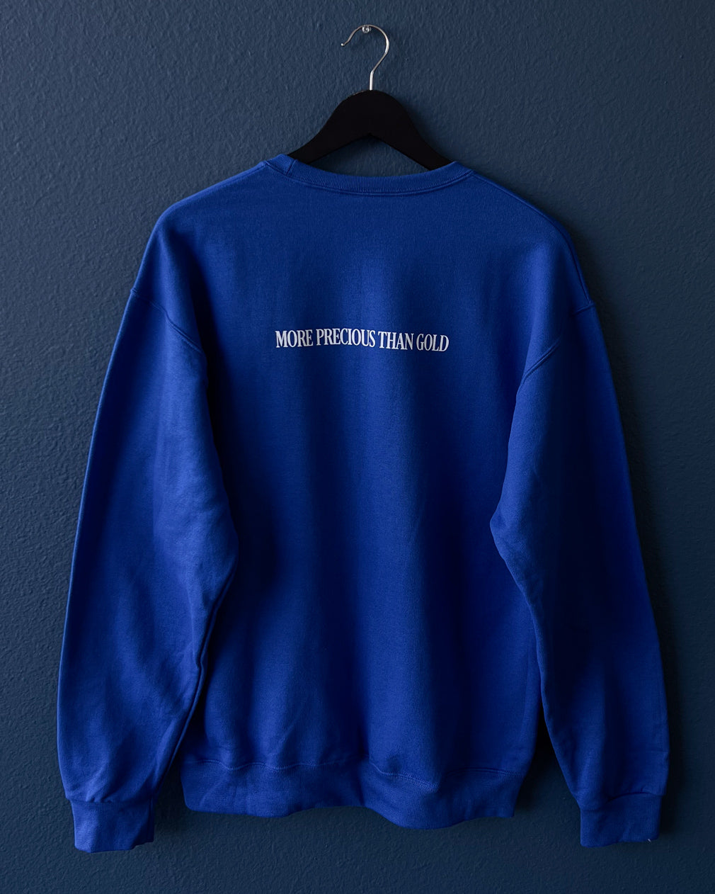 Market Fireproof Blue Crewneck Sweater