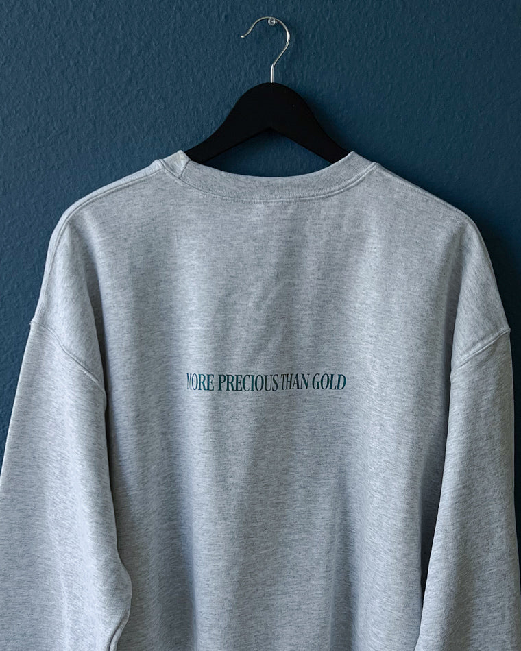 Market Fireproof Grey Crewneck Sweater