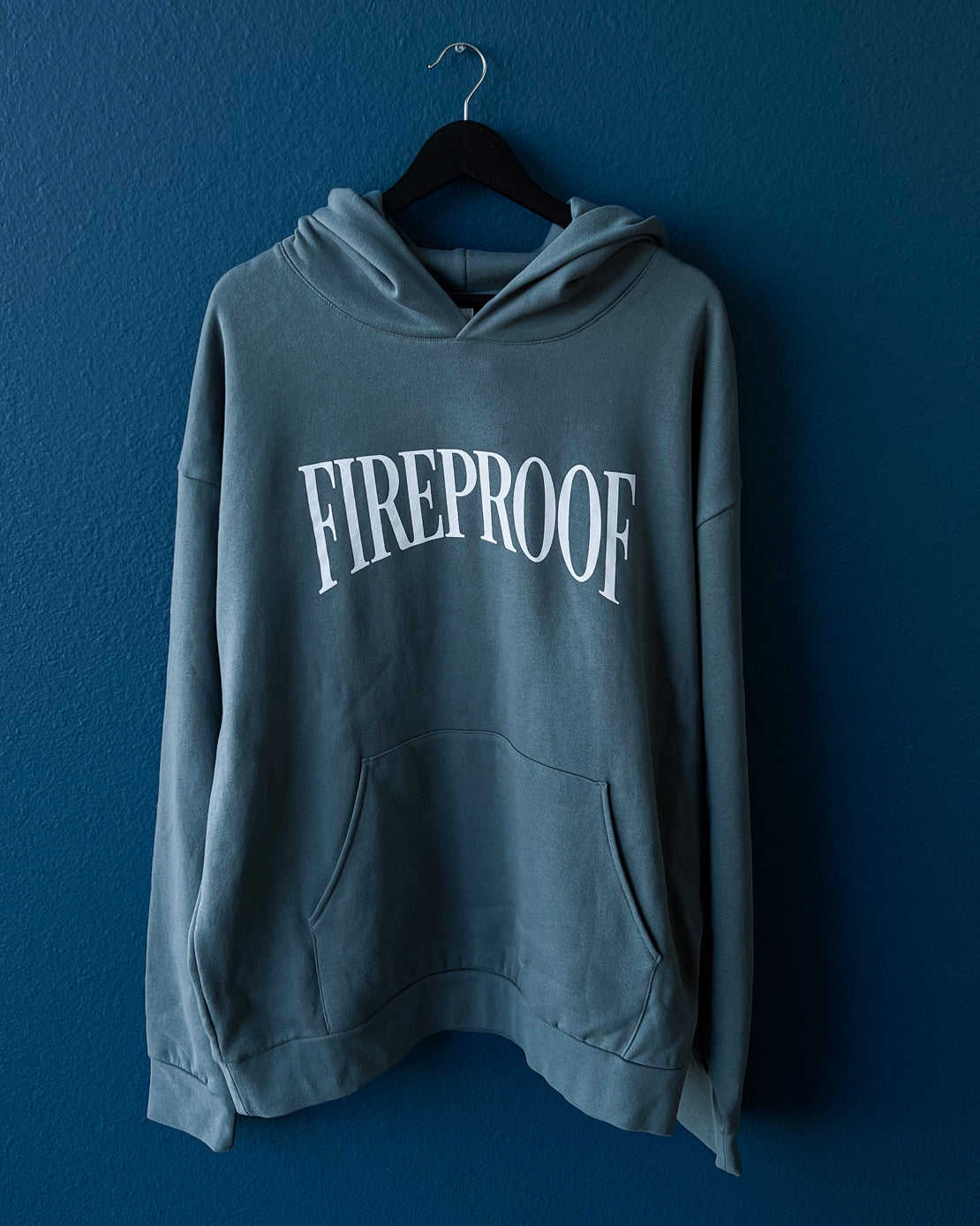 Market Fireproof Steel Blue Hoodie