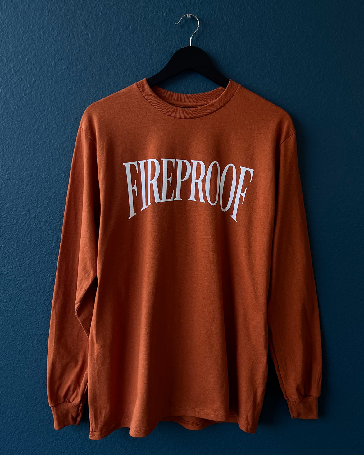 Market Fireproof Rust Orange Long-Sleeve Shirt
