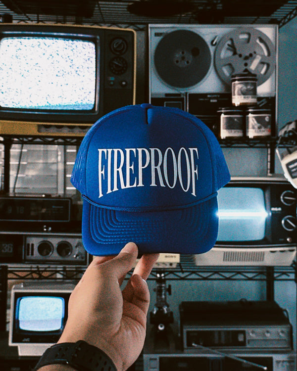 Fireproof Aurora Blue Trucker Hat