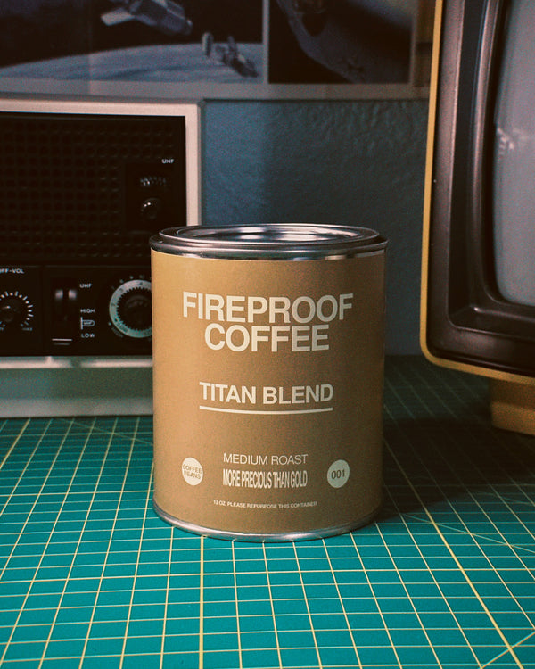 Titan Blend Whole Bean Medium Roast Coffee Can