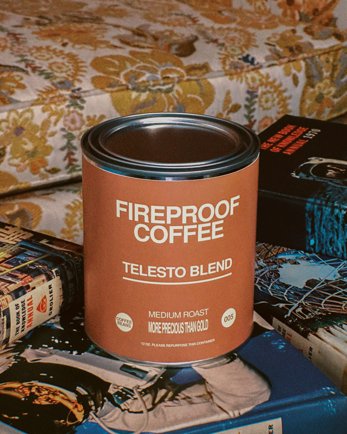 Telesto Blend Whole Bean Medium Roast Coffee Can