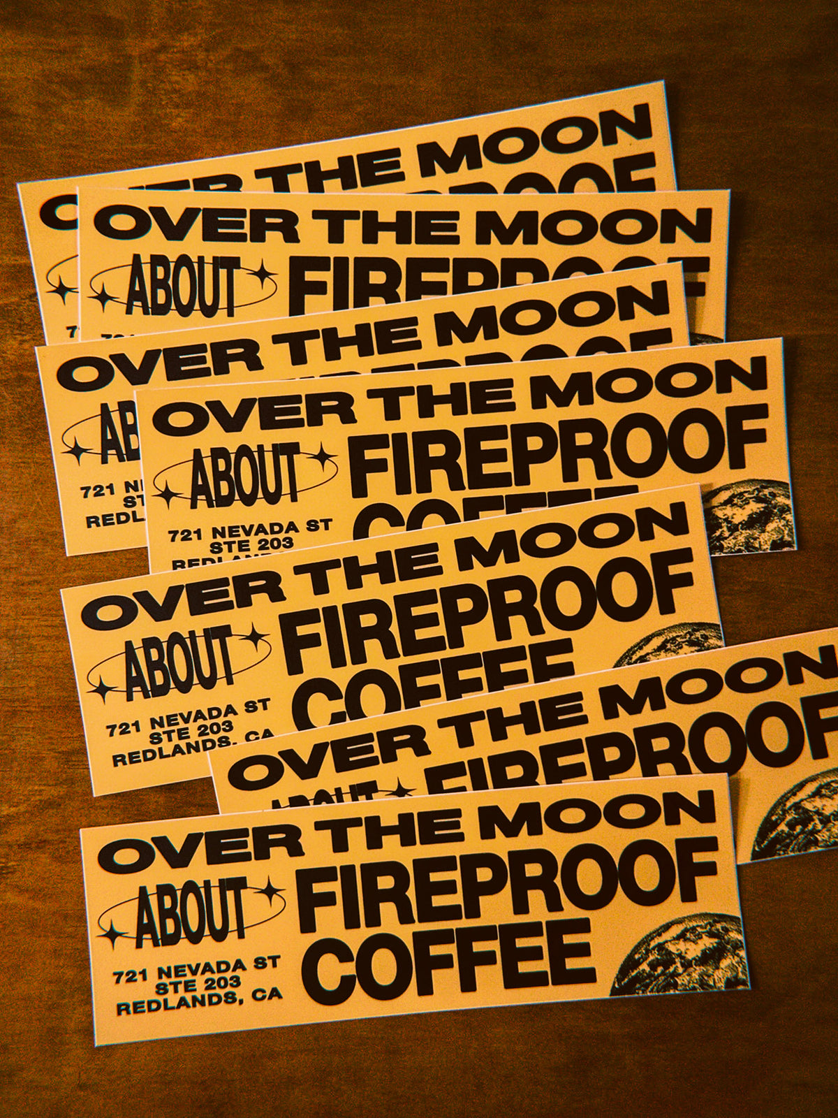 Over the Moon Bumper Sticker