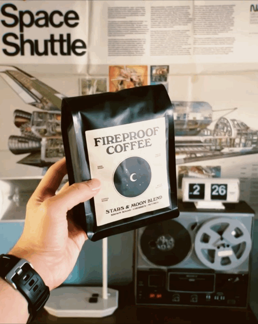 Stars and Moon Blend Whole Bean Dark Roast Coffee Bag