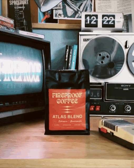 Atlas Blend Whole Bean Medium Roast Coffee Bag