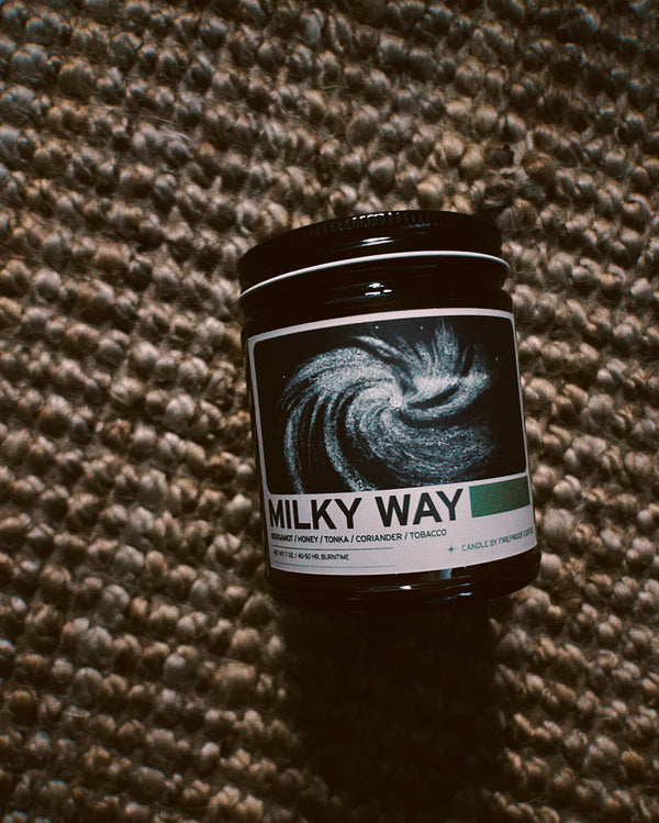 Milky Way Wooden Wick Candle