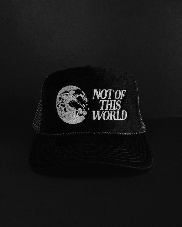 Not of this World Black Trucker Hat