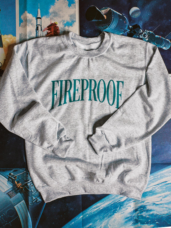 Fireproof Cloud Grey Crewneck Sweater